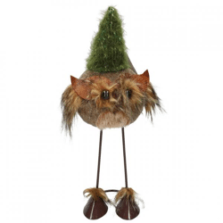 Figuur uil Hedwig groen 35 cm