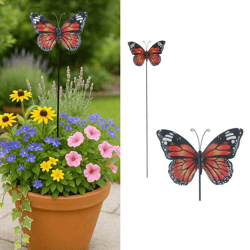 Gartenstecker Schmetterling, 47cmH