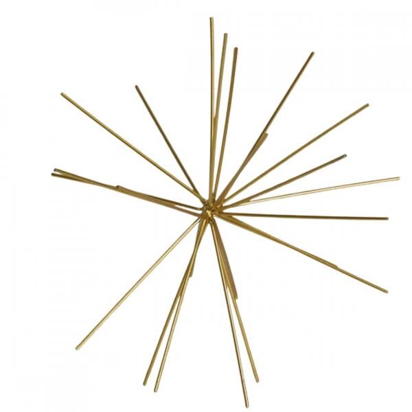 Housevitamin Ornament Feuerwerk Metall gold 25 cm
