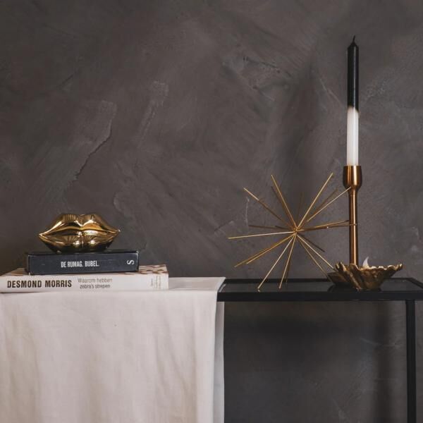 Housevitamin Ornament Feuerwerk Metall gold 25 cm