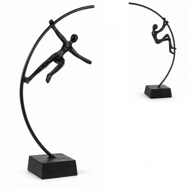 J-Line Statue Figur Akrobat schwarz 44 cm 2 sortiert