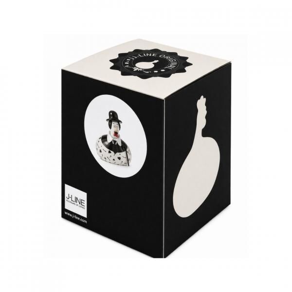 J-Line Statue Chicken Chaplin 11 cm 4 Stück sortiert