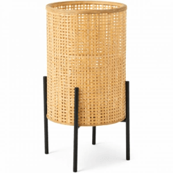 J-Line Laterne auf Sockel Bambus 62 cm