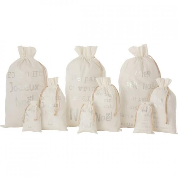 J-Line Tasche Weihnachten Französisch 80 cm 3 sortiert