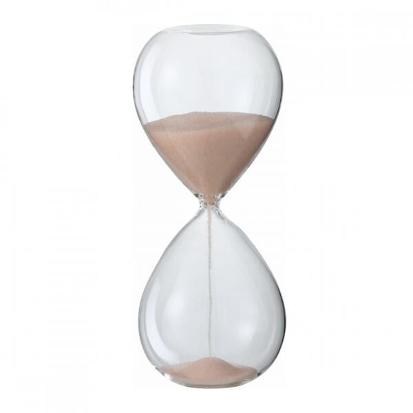 J-Line Sanduhr beige sand 19 cm