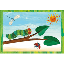 Little Caterpillar Nimmersatt - Caterpillar cocoon butterfly, 3x24 piece puzzle