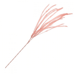 Artificial branch plumes salmon 150 cm
