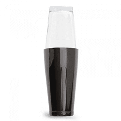 Lacari Boston Shaker Tin-in-Tin Shaker made of stainless steel and glass 700ml black NEW