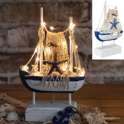 LED boat, small, approx. 22cm