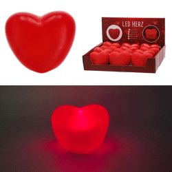 LED heart red