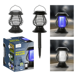 LED solar decorative light & mosquito killer 4 in 1