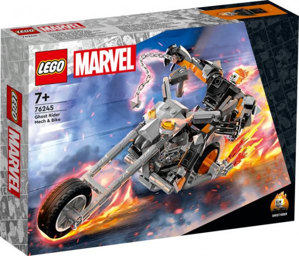 LEGO&reg; 76245 Marvel Super Heroes&trade; - Ghost Rider mit Mech & Bike (264 Teile)