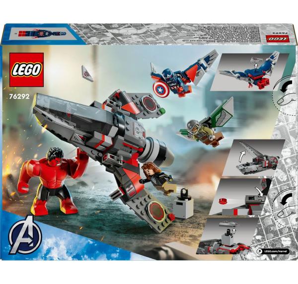 LEGO&reg; 76292 Marvel Super Heroes&trade; - Showdown zwischen Captain America und Red Hulk (223 Teile)