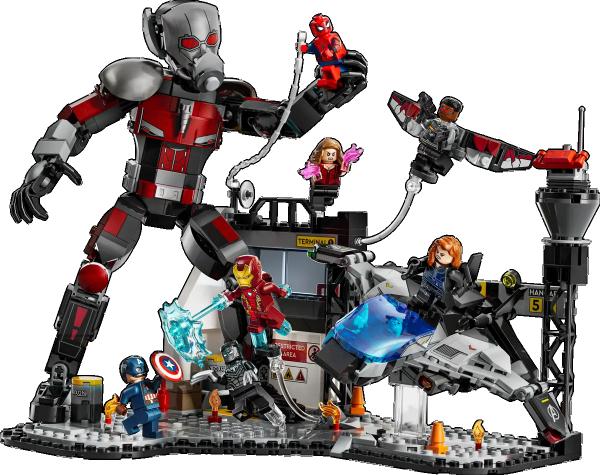 LEGO&reg; Marvel Super Heroes&trade; 76314 - Captain America: Civil War Actionduell (736 Teile)