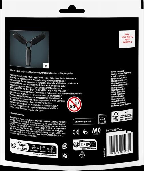 LEGO&reg; Technic 30736 - Wei&szlig;es Wasserflugzeug - Recruitment Bags Polybeutel