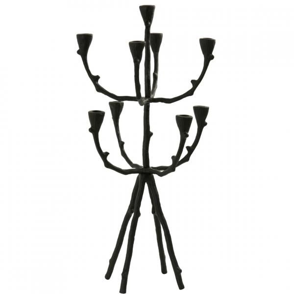 Light & Living Kerzenleuchter Ranica schwarz 63,5 cm