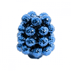 Light & Living Vase Butang Keramik metallisch blau 17 cm