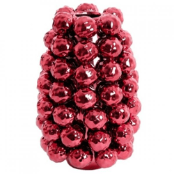 Light & Living Vase Butang Keramik metallisch rot 28 cm