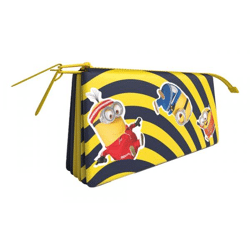 Minions - Mäppchen mit 3 Fächern - 20 cm