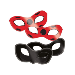 Miraculous / Ladybug - 8 Masken für Kinder aus Papier
