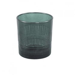 PTMD tea light holder Yousra S green 8 cm