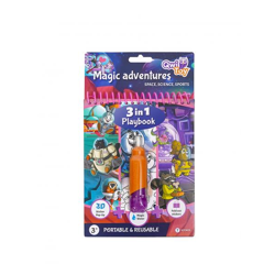 Qwi Toy 3 in 1 Playbook - Magical Adventures
