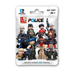Sluban - Army - Cops & Robbers Display 48 polybags