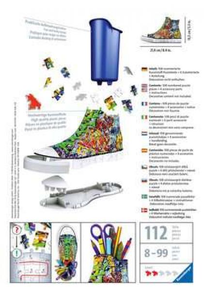Sneaker Graffiti - 3D Puzzle - 108 Teile