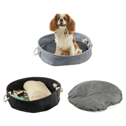 Universal basket with cushion, 2/s, large, approx. 60cmD