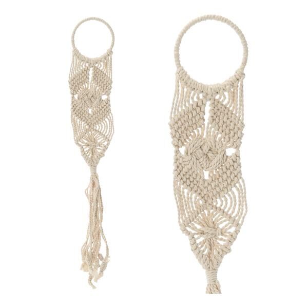 Wandh&auml;nger, Makramee, Ring, ca. 10x70cm
