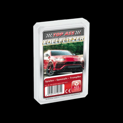 ASS Altenburger 22571271 - Top Ass Quartett Edelflitzer - Kartenspiel