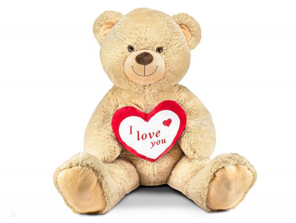 B&auml;r - I love You - Pl&uuml;sch - 75/120 cm