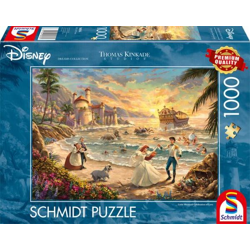 Disney The Little Mermaid Celebration of Love - Puzzle 1000 Teile - Thomas Kinkade Collection