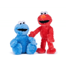 Elmo and Cookie Monster plush - 36 cm