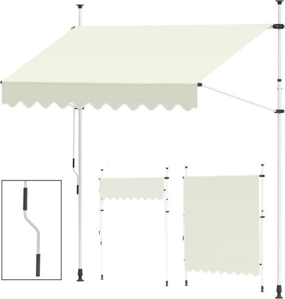 Klemmmarkise - Balkonmarkise JAM | 3,95 x 1,20m