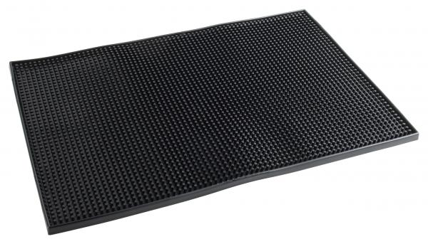 Lacari Barmatte Abtropfmatte Gummi 30 x 15 cm schwarz rutschfest 
