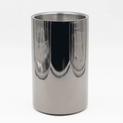 Lacari Flaschenkühler Wasser Sekt Für eine Flasche Edelstahl Modernes Design NEU