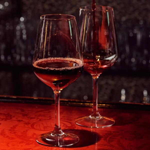 Lacari Rosé Weinglas 6er Set 390 ml Elegantes Design NEU