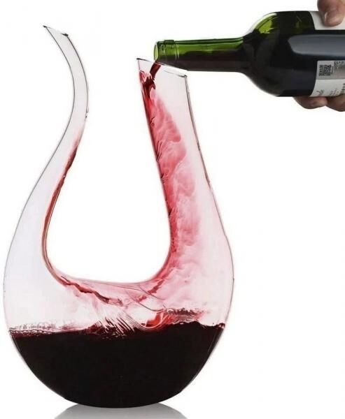 Lacari Weinkaraffe Design 1,5 Liter Stilvoll Vielseitig einsetzbar Karaffe NEU