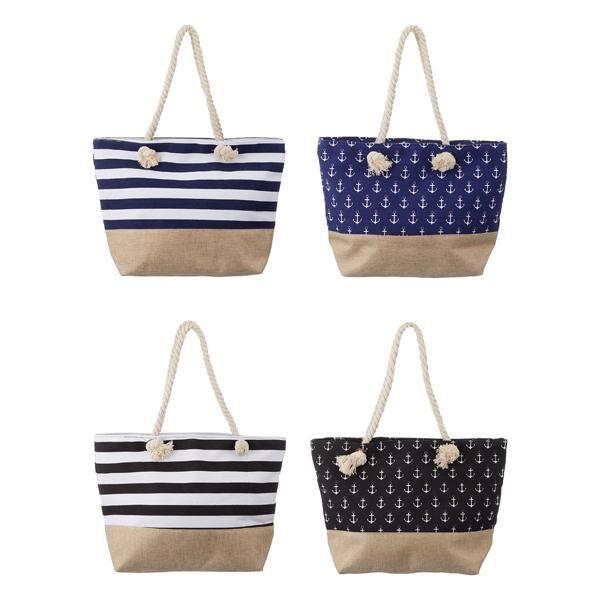 Strandtasche "Maritim", 4/s, 50x36cm