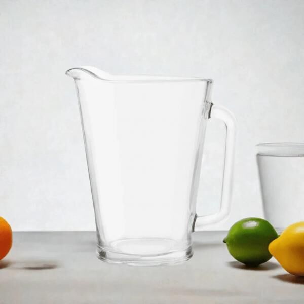 Wasserkaraffe Bier Pitcher 1,7 l Spülmaschinenfest zeitloses Design Karaffe NEU