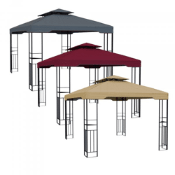 Deluxe Gartenpavillon 4 x 3 m