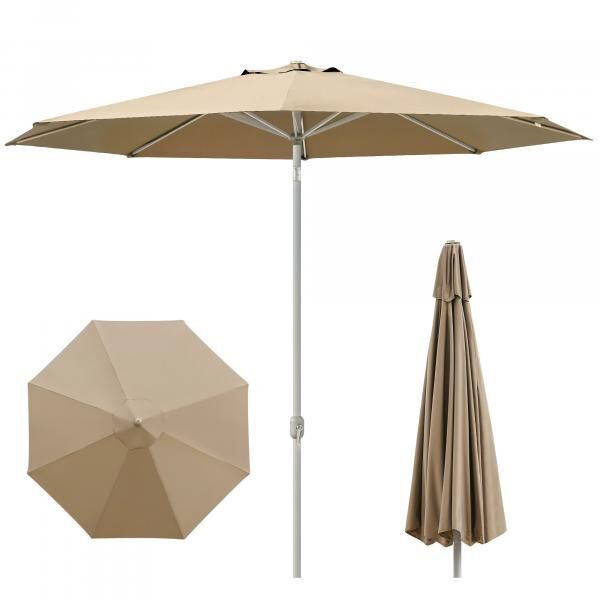 interpara Sonnenschirm 3,5m, Gestell silber