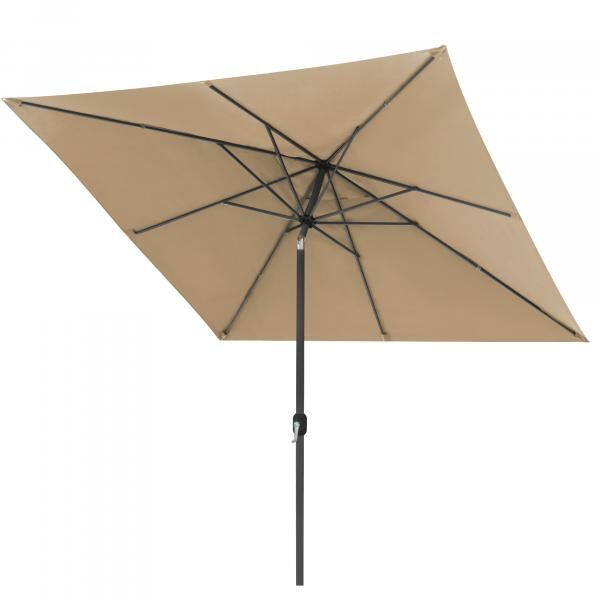 interpara Sonnenschirm 3 x 3 m, Gestell anthrazit