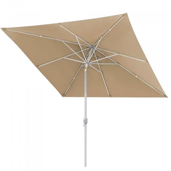 interpara parasol 3 x 3 m, silver frame