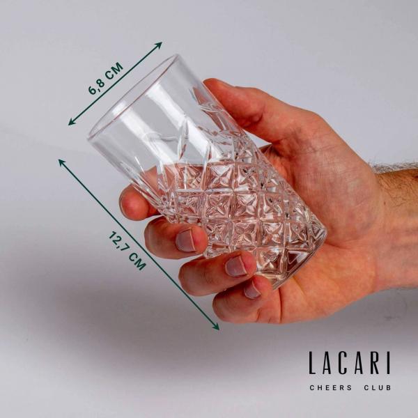 Lacari Longdrink Glas Highball Glas 2er Set 300ml modern NEU