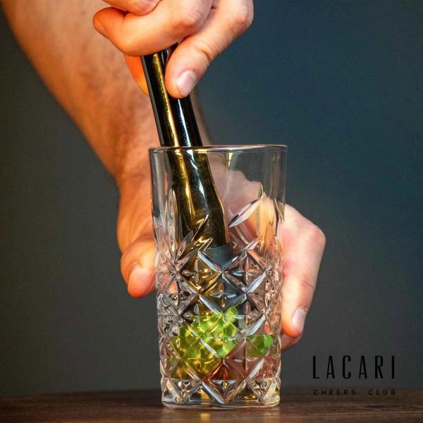 Lacari Longdrink Glas Highball Glas 2er Set 300ml modern NEU