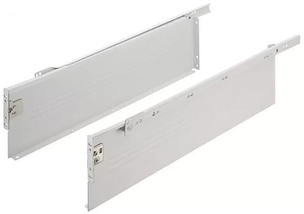 Häfele Matrix Box Schubladenschiene 40 cm – Teilauszug Schubkastensystem H 15 cm