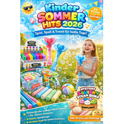 Kinder Sommer Hits 2026 – Spielwaren Mix Paket | 250+ Teile | Palette Restposten nur 499€ A Ware 
