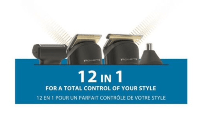 Rowenta TN9461F4 Multi-Style Trimmer für Haare und Bart, vielseitig einsetzbar, präzise Schnittergebnisse, kompaktes Design für den tägliche